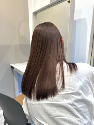 セミロング カラー 矢野 晃平のヘアスタイル