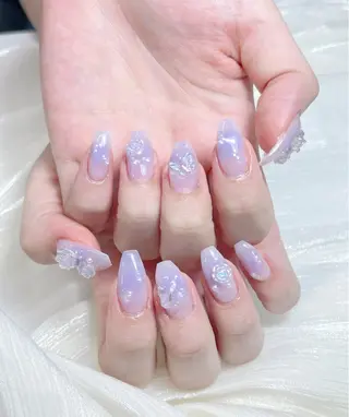 ネイル candy nail 韓国風ワンホンネイルのネイルデザイン