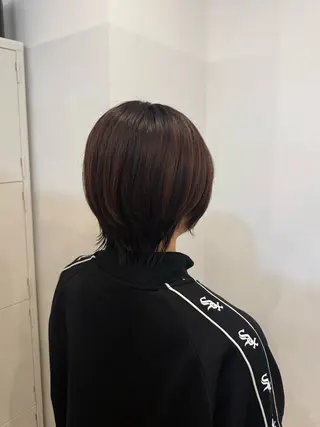 ショート yutaka/透明感 カラー/髪質改善🤎のヘアスタイル
