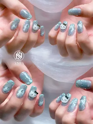 ミディアム 🌟AMIA BEAUTY🌟のネイルデザイン