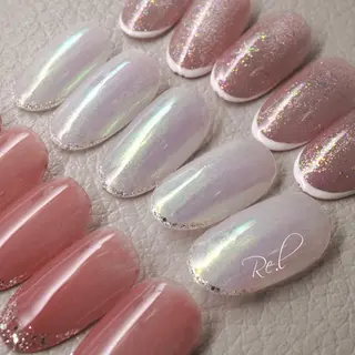 ネイル モチの良さ◉ フィルインネイル♡のネイルデザイン