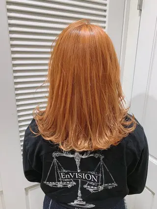 セミロング 新宿 木下拓哉のヘアスタイル