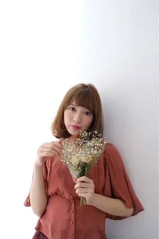 ミディアム 髪質改善/縮毛矯正 🎀小林 唯 🎀のヘアスタイル