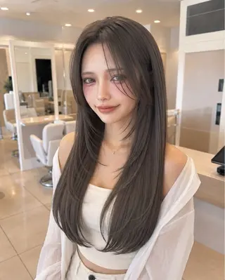 ロング パーマ 金子 直樹のヘアスタイル