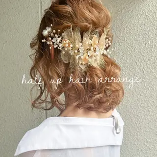 セミロング ヘアアレンジ カラーパティシエ facce🌼ikoのヘアスタイル