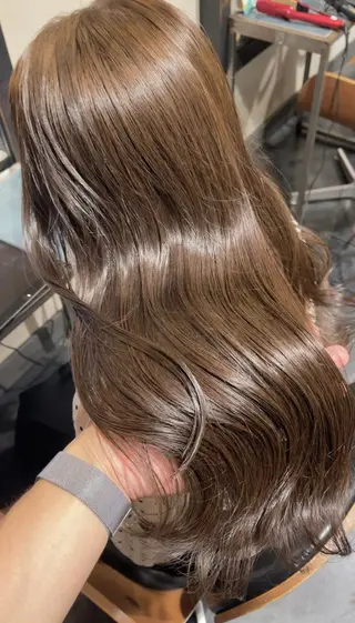 ロング カラー 泉 堅也のヘアスタイル