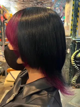 ミディアム カラー KOYA ｺﾔのヘアスタイル