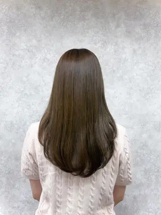 セミロング カラー 村田梨乃/ minim hairのヘアスタイル