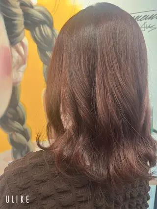 セミロング 🍐縮毛矯正/骨格 カット/脇 真也🍐のヘアスタイル