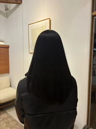 ロング 亀山 友菜のヘアスタイル