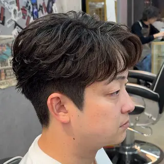 ミディアム パーマ メンズ特化/パーマ /swag/ルーカスのヘアスタイル