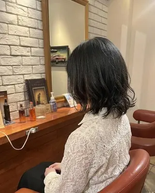 ミディアム カラー flencia 丸 和博｜カットのヘアスタイル