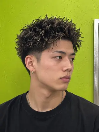 パーマ メンズ 湘南台ORCO 店長 ✨RYUのヘアスタイル