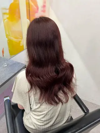 ロング 奥野JAPAN🌈 艶髪カラーのヘアスタイル