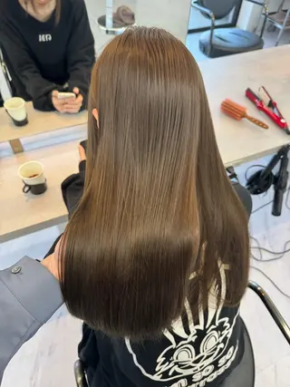 ロング Rita/髪質改善/ ブリーチなしWカラーのヘアスタイル