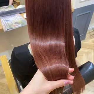 ロング カラー 艶髪×透明感カラー ののかのヘアスタイル