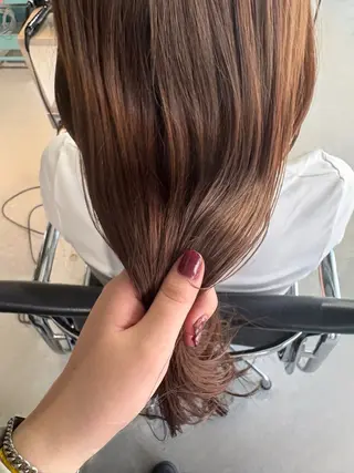 カラー たかなみ りなのヘアスタイル