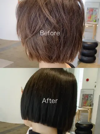 ショート 大阪/肥後橋/淀屋橋 ワタナベサキ🪿🤍のヘアスタイル