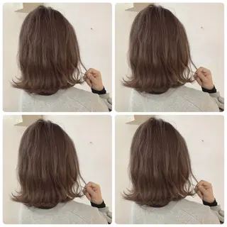 ミディアム カラー 京都大人女性ショート 徒歩1分/秋山のヘアスタイル