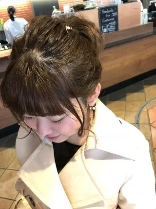 ミディアム YUSUKE ITOのヘアスタイル