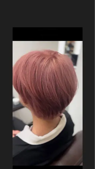 カラー メンズ 日比 海夏太のヘアスタイル