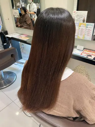 ロング 福島 望のヘアスタイル