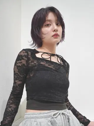 ショート カラー keshiki 大名のヘアスタイル