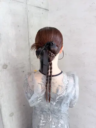 ヘアアレンジ はやしほのか｜ ヘアセット×カラーのヘアスタイル