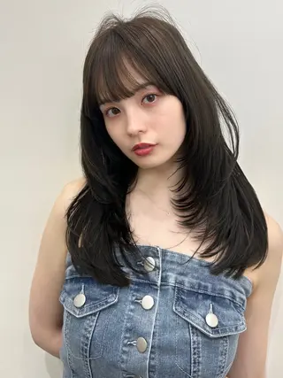 ミディアム PULSE ASAHIのヘアスタイル