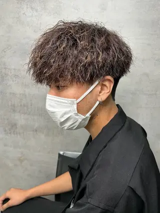 パーマ メンズ 静岡 / 毛流れ特化 /下居真大のヘアスタイル