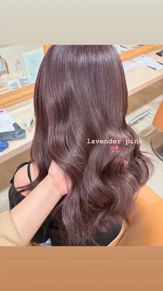 ロング カラー aoi🎀暖色 /透明感カラー♡のヘアスタイル