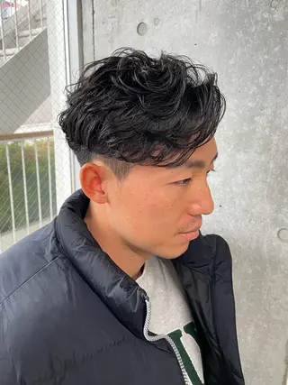 パーマ メンズ メンズモテパーマ💙 fuwaのヘアスタイル