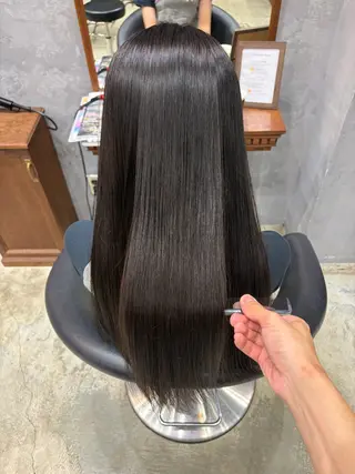 ロング 縮毛矯正/髪質改善 小野竜聖のヘアスタイル