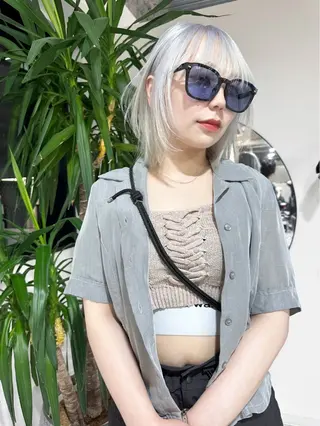 ミディアム 【レイヤーカット】 海老原寛大のヘアスタイル