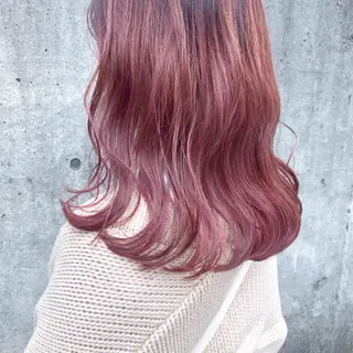 ミディアム カラー 🍒暖色✖️レイヤー /Haruna🍒のヘアスタイル