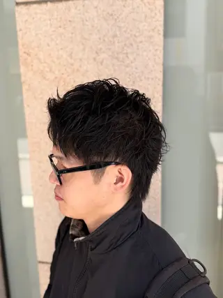 ショート 千葉弘平 🔥波巻き特化🔥のヘアスタイル