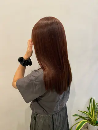 ロング カラー やました もえかのヘアスタイル