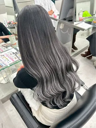 ロング エクステ🫧艶カラー ┊︎momoha横浜のヘアスタイル