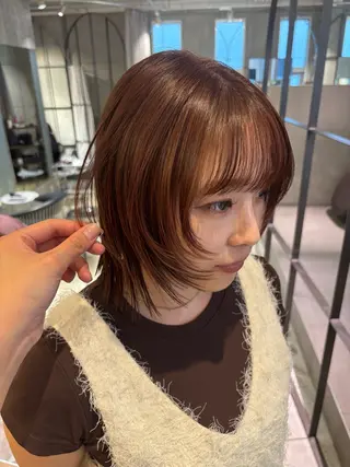 ショート 西田  美侑/ 前髪・顔周りカットのヘアスタイル