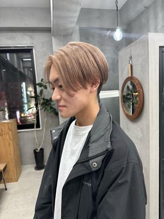 ショート カラー メンズ MAEUL miyuのヘアスタイル