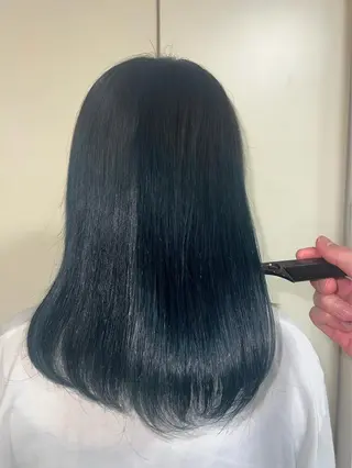 ロング カラー Ash桜木町🐶 勝島 翔のヘアスタイル