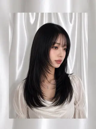 ロング レイヤー/韓国風 /髪質改善 中野拓侍のヘアスタイル