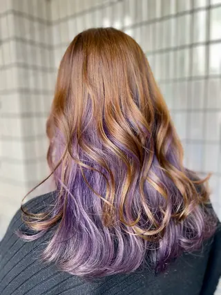 セミロング 原 千景のヘアスタイル