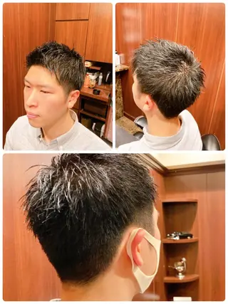 ショート カラー 原田 航海のヘアスタイル