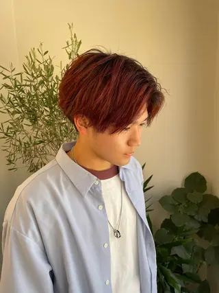 カラー メンズ 🌱大人っぽさ🌱 ニュアンス/リョウガのヘアスタイル