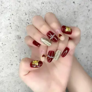 セミロング カラー パーマ ヘアアレンジ メンズ キッズ ネイル マツエク・マツパ アイブロウ Salon Ｋのネイルデザイン