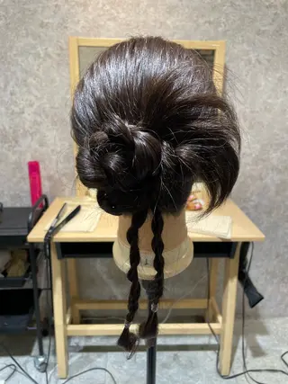ヘアアレンジ ヘアセット 野中のヘアスタイル