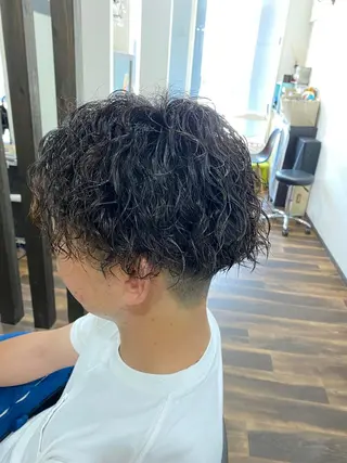 ショート パーマ 堀 広夢のヘアスタイル