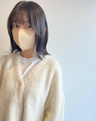 ミディアム 中野 恵脩のヘアスタイル