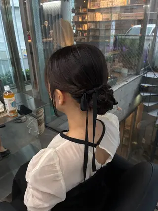 ヘアアレンジ 速水 ゆきののヘアスタイル